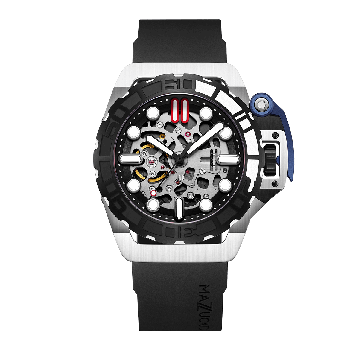 RIM SUB - Black/Silver SK1-BL - Automatic Dive Watch