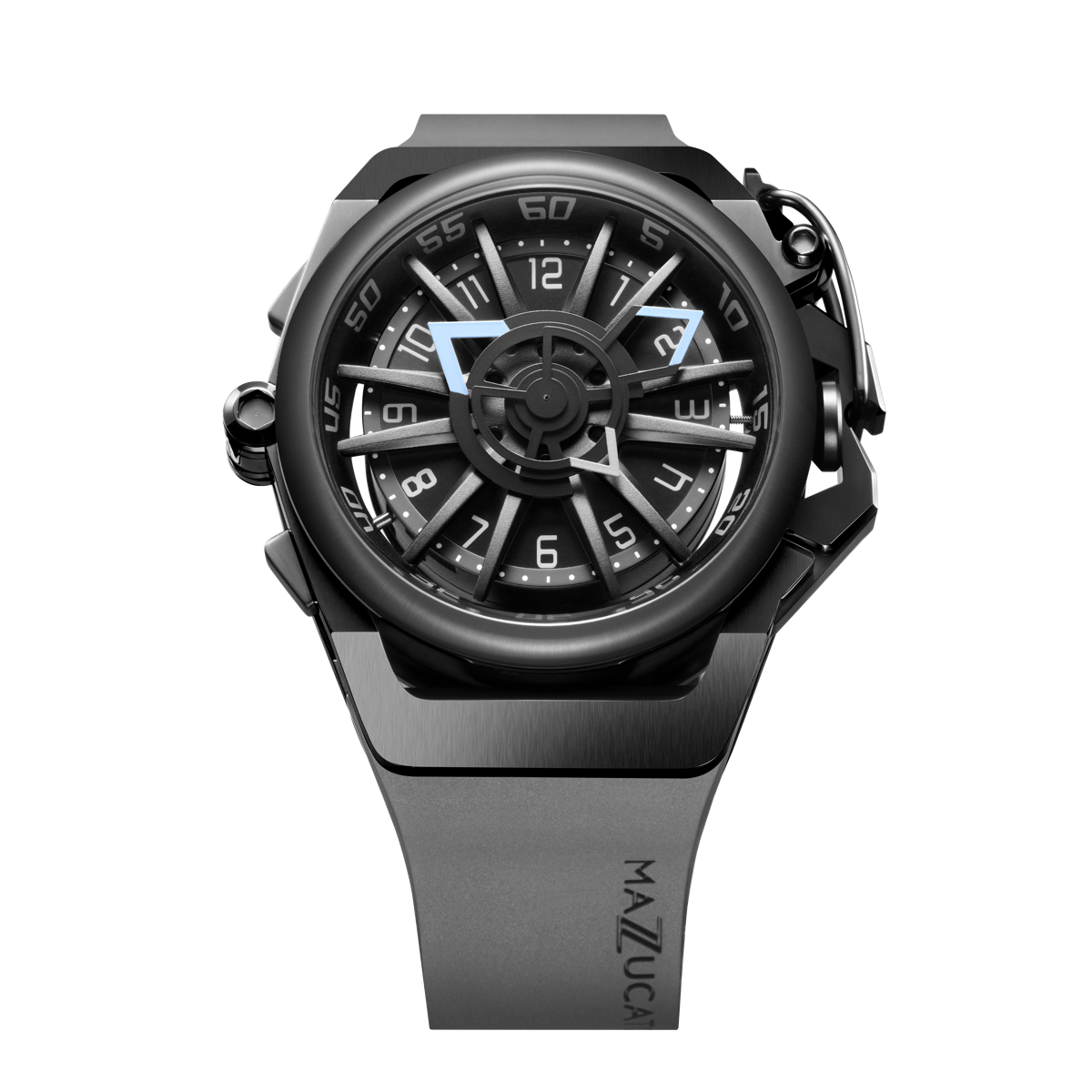 RIM Sport Black Grey Mens Luxury Watches Italian Designed Watches Mazzucato