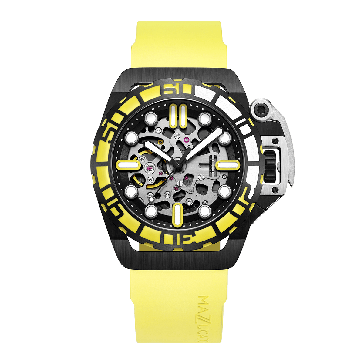 RIM SUB - Yellow/Black SK4-YL - Automatic Dive Watch