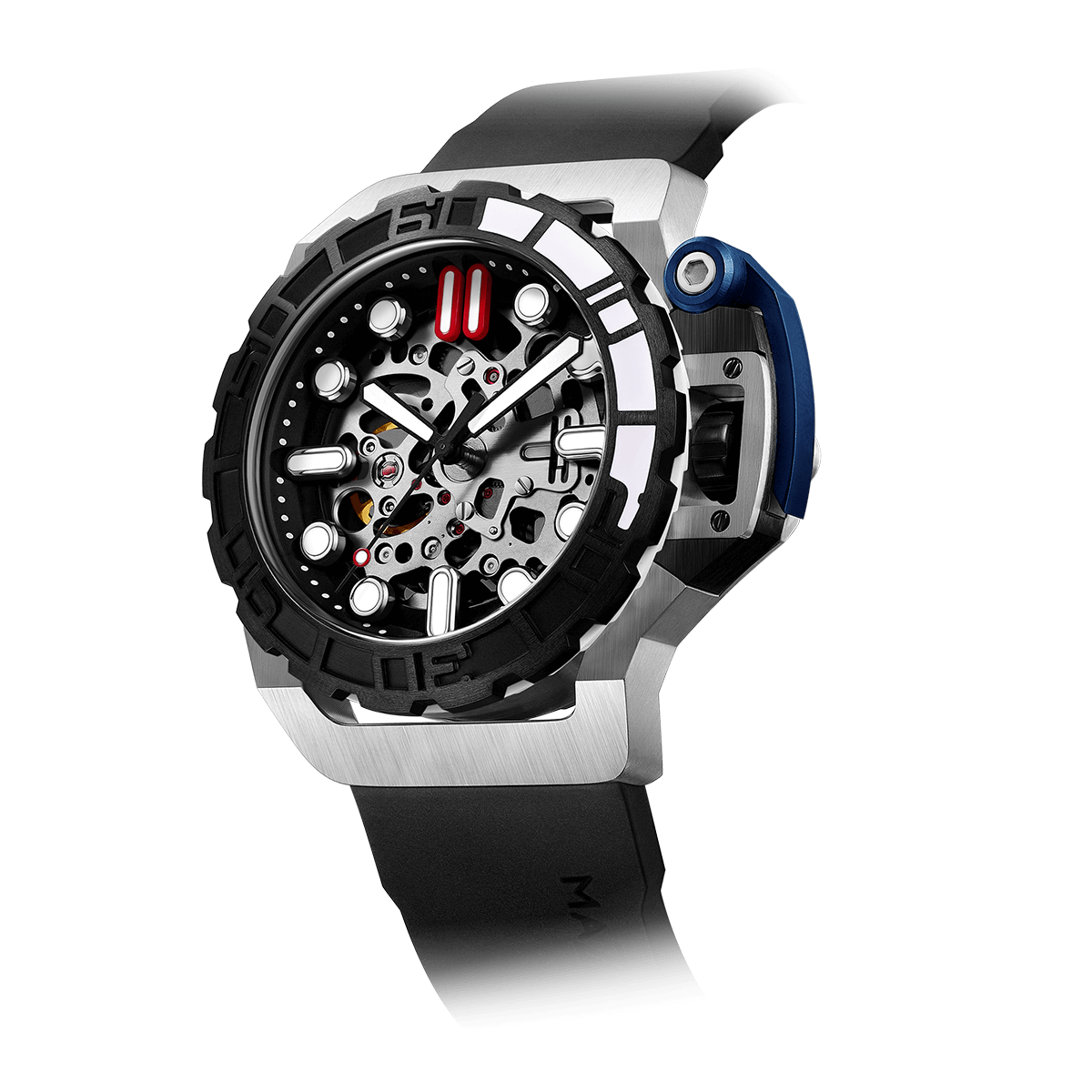 RIM SUB - Black/Silver SK1-BL - Automatic Dive Watch