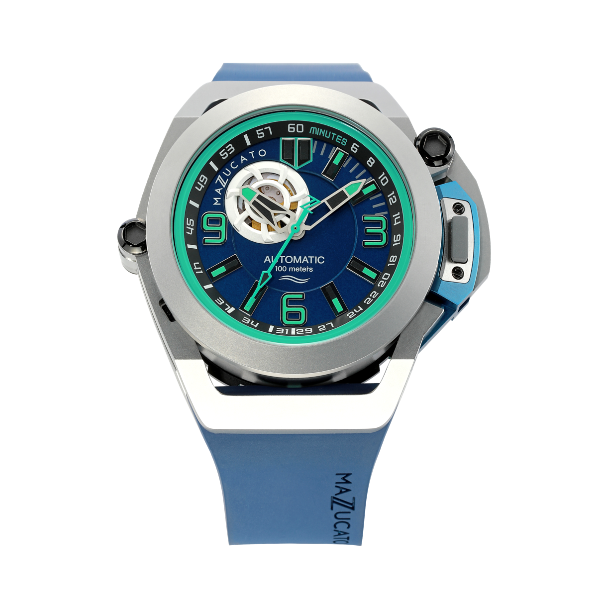 RIM Scuba Automatic Watch Ø48mm - Blue Green | Scuba Diving Watches | Luxury Scuba Watches