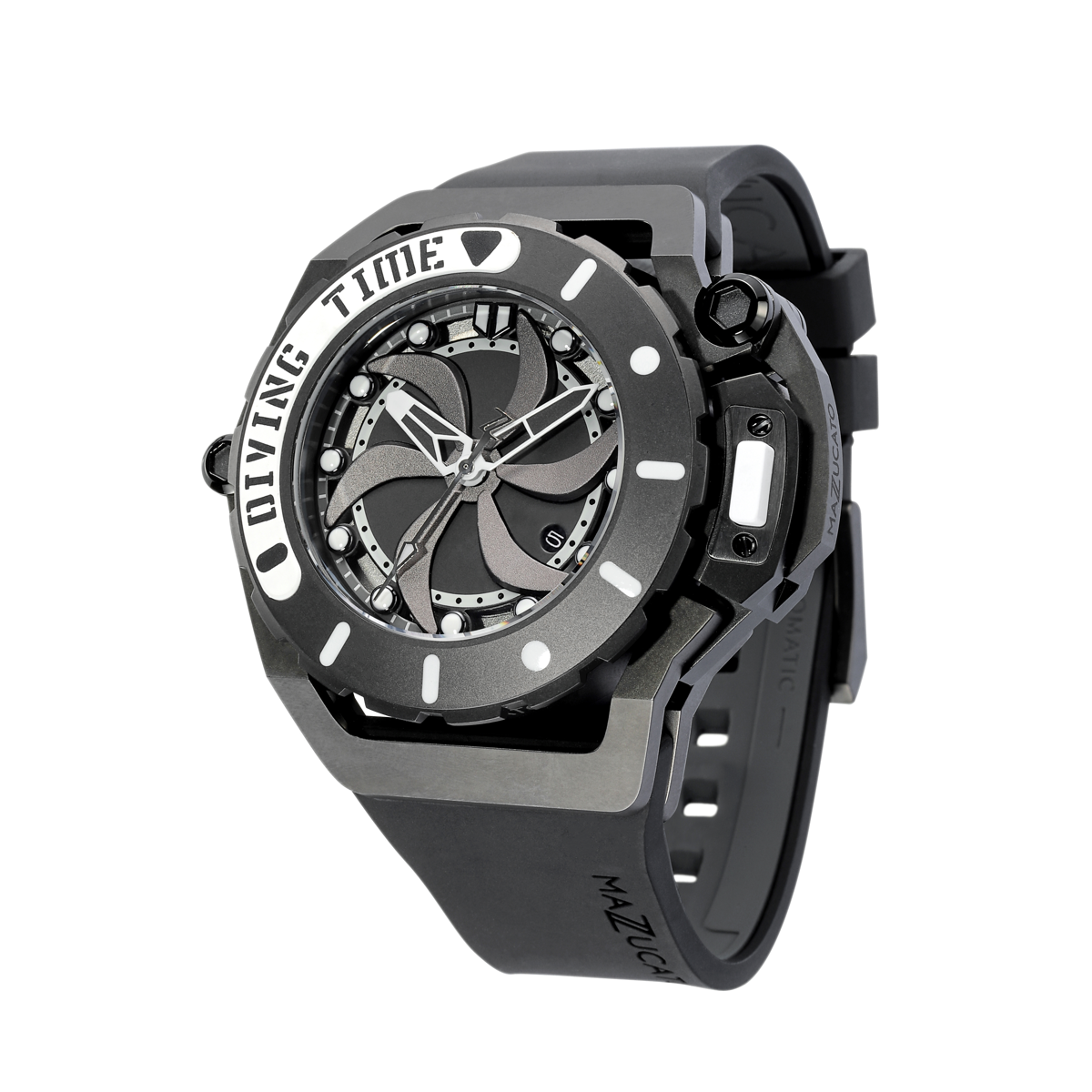 RIM Scuba Automatic Watch Ø48mm - Black | Scuba Diving Watches | Luxury Scuba Watches