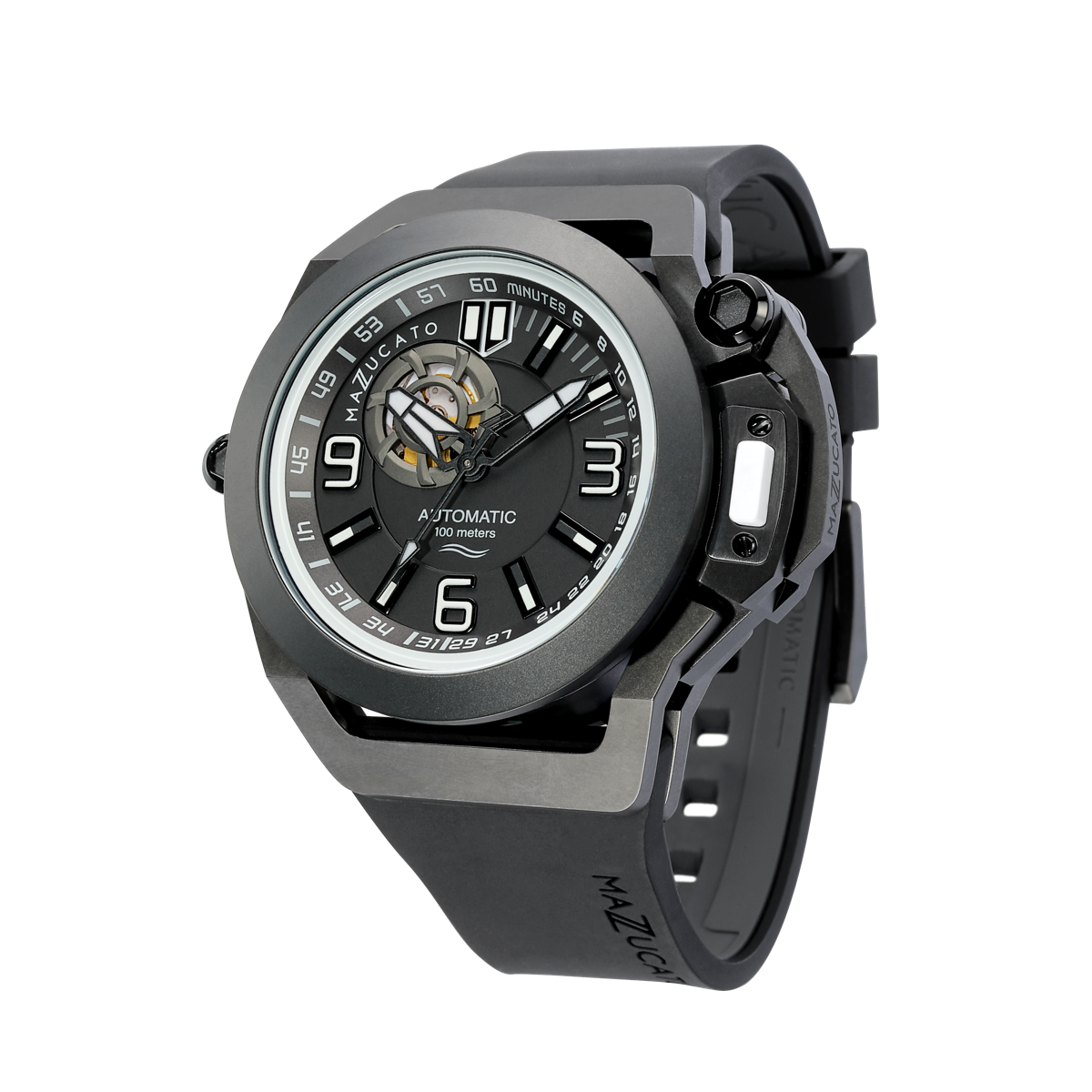 RIM Scuba Automatic Watch Ø48mm - Black | Scuba Diving Watches | Luxury Scuba Watches