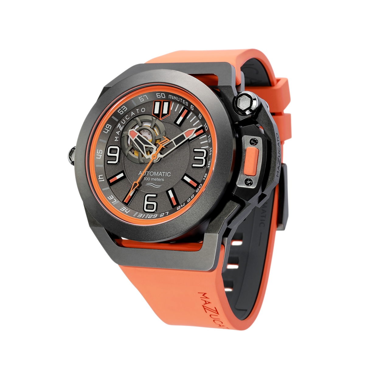 RIM Scuba Automatic Watch Ø48mm - Orange | Scuba Diving Watches | Luxury Scuba Watches