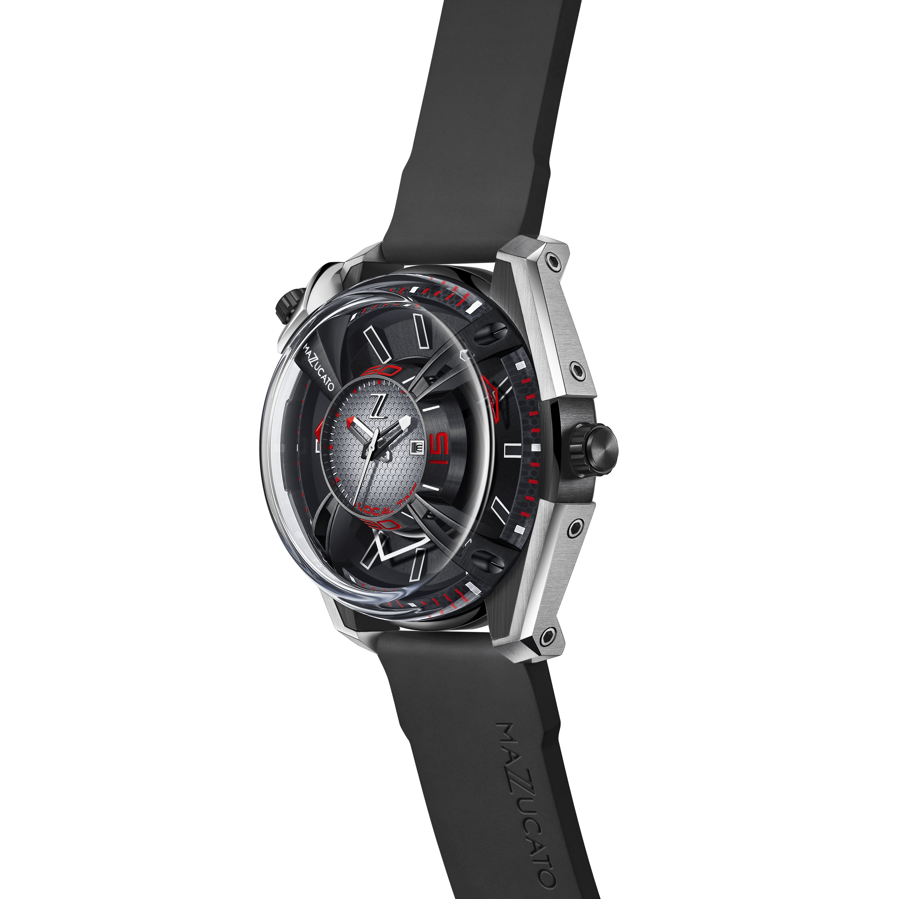 LAX Limited Edition 01 BK Dual Time Watch Mazzucato
