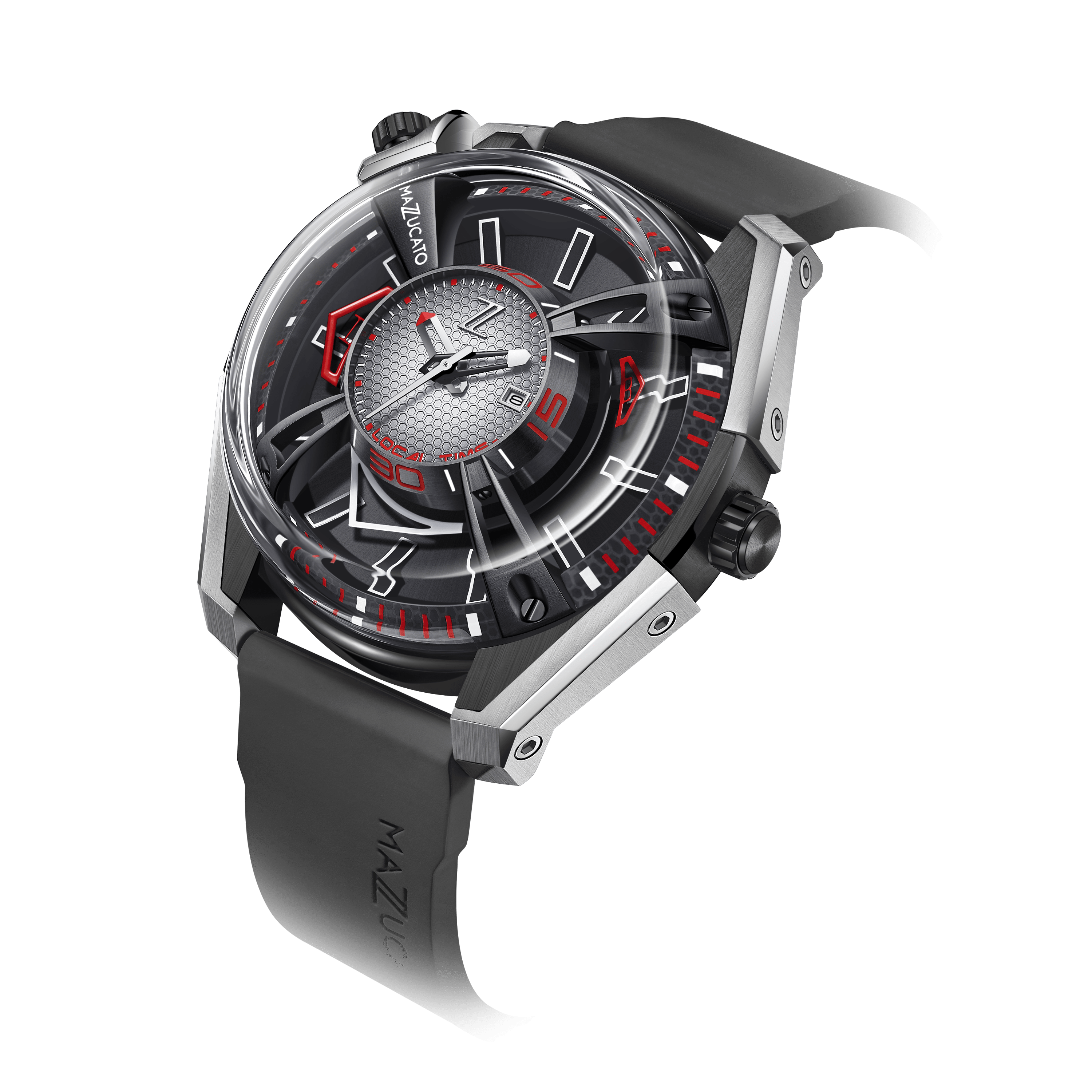 LAX Limited Edition - 01-BK - Dual Time Watch