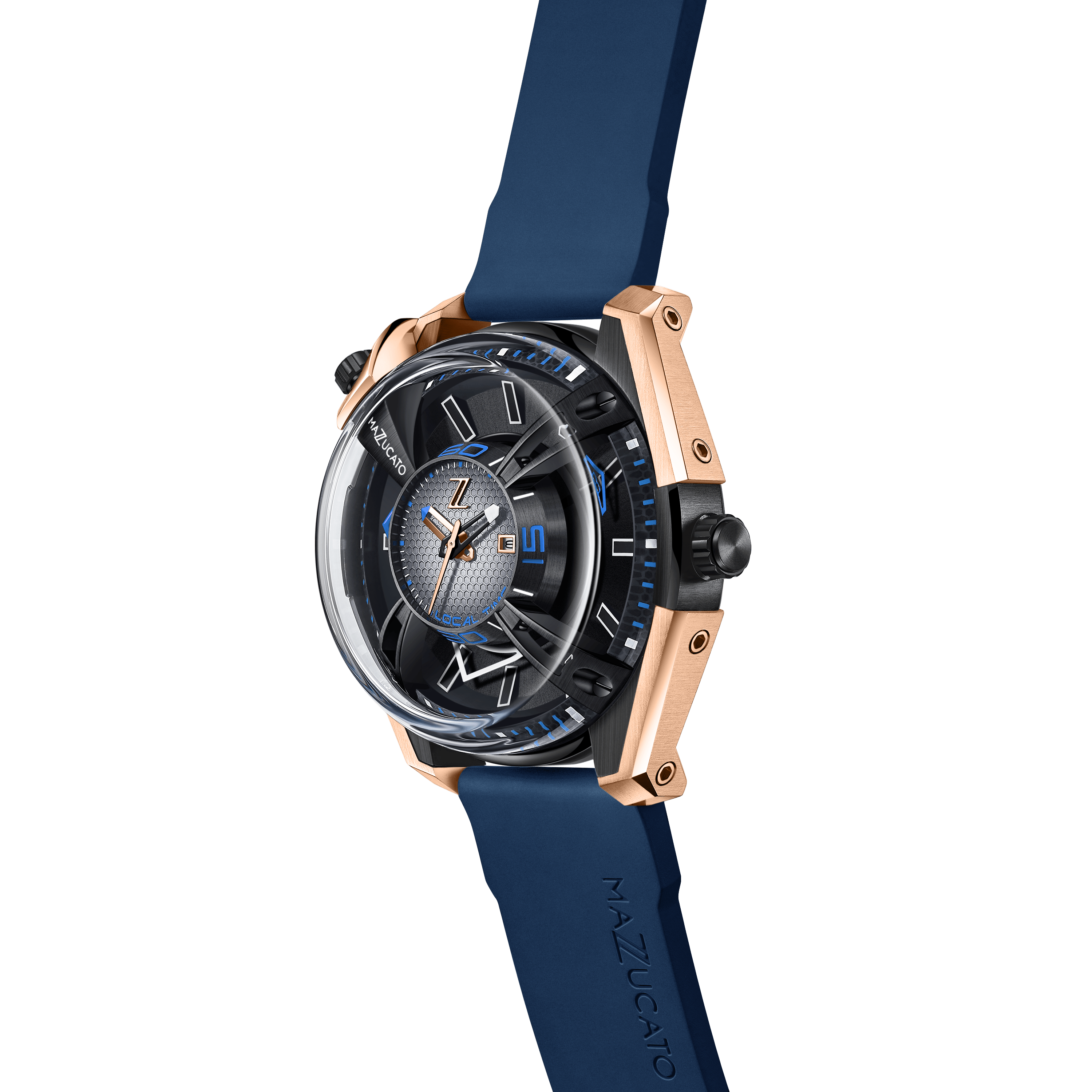 LAX Limited Edition 02 RG Dual Time Watch Mazzucato