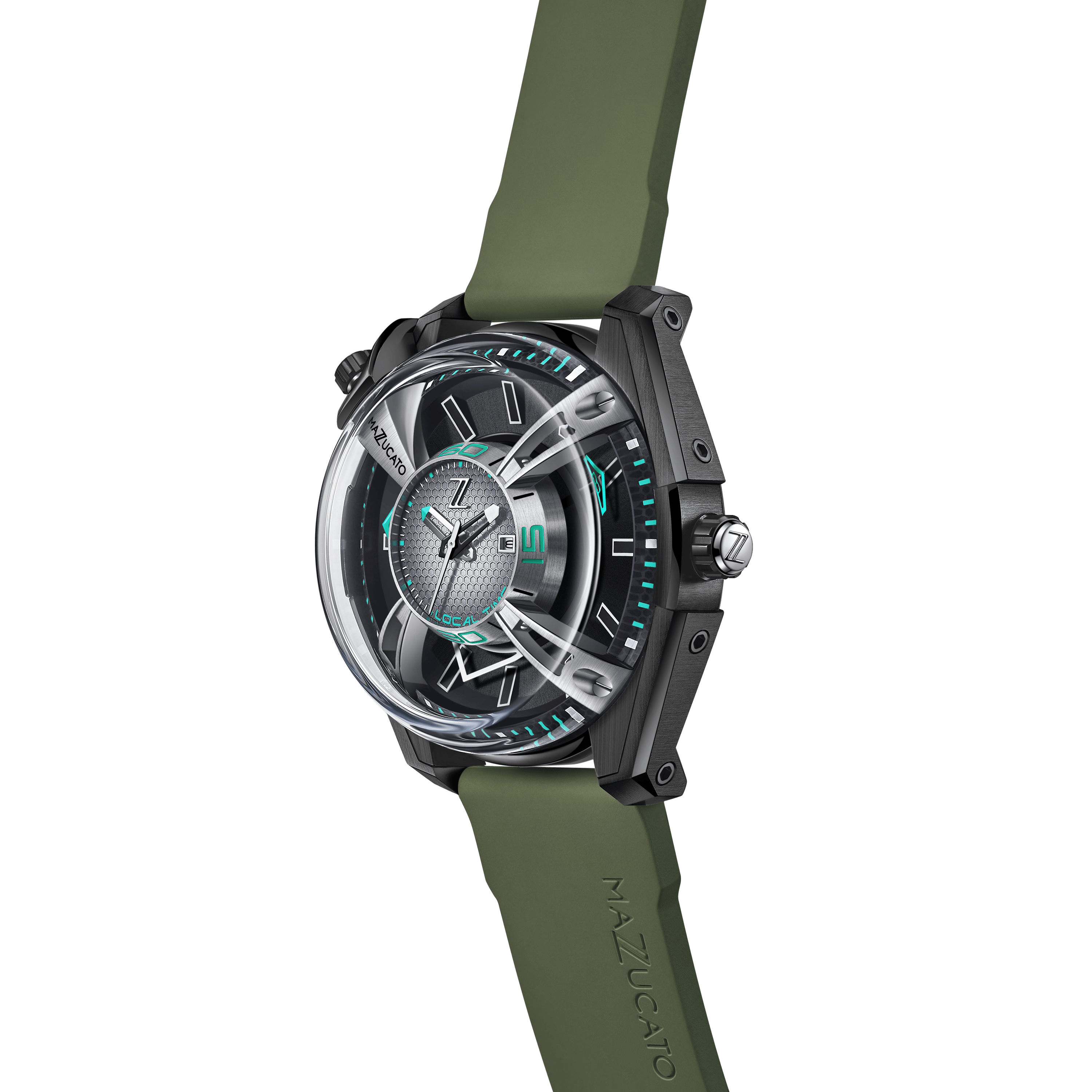 LAX Limited Edition - 05-KH - Dual Time Watch – Mazzucato LAX Limited Edition - 05-KH - Dual Time Watch – Mazzucato