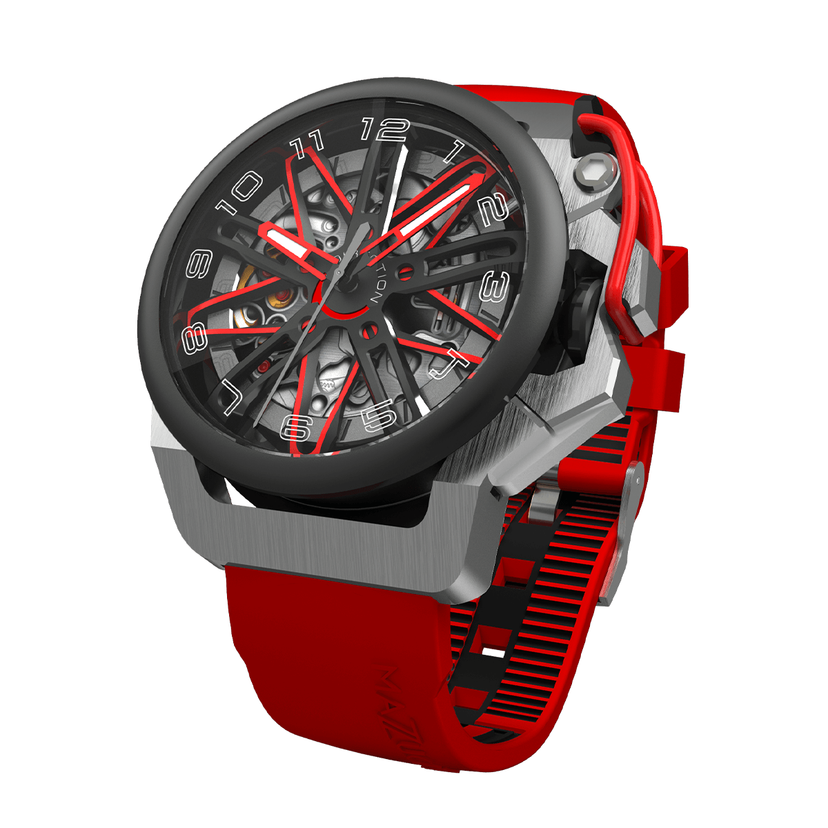 RIM GT Ø42mm in red | Mens Luxury Watches | Italian Designed Watches