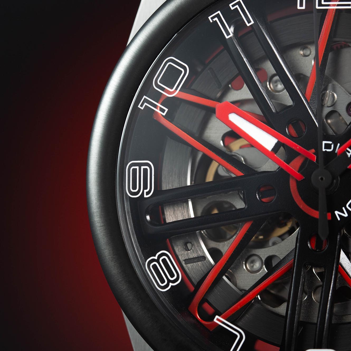 RIM GT Ø42mm in red | Mens Luxury Watches | Italian Designed Watches