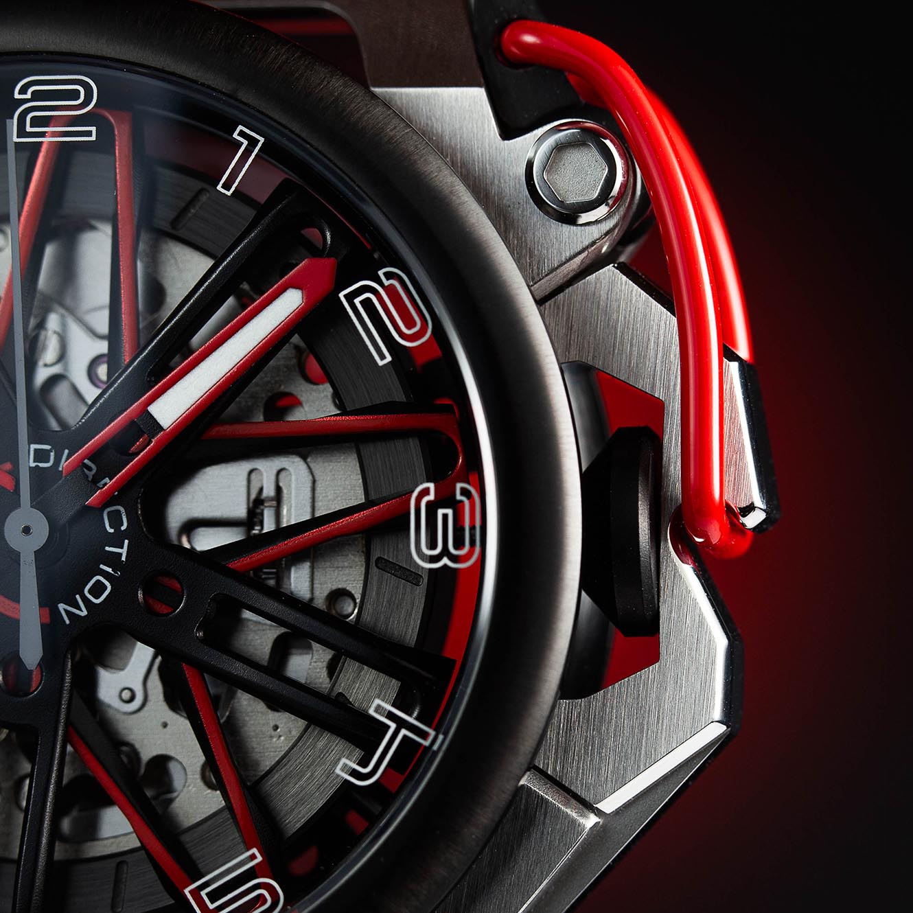 RIM GT Ø42mm in red | Mens Luxury Watches | Italian Designed Watches