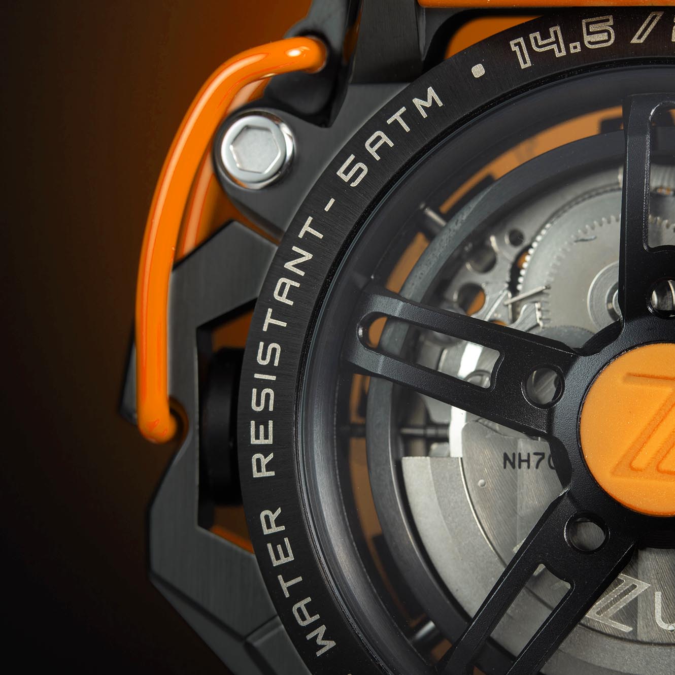RIM GT Ø42mm in orange and green | Mens Luxury Watches | Italian Designed Watches