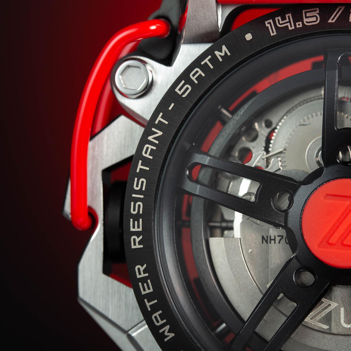 RIM GT Ø42mm in red | Mens Luxury Watches | Italian Designed Watches