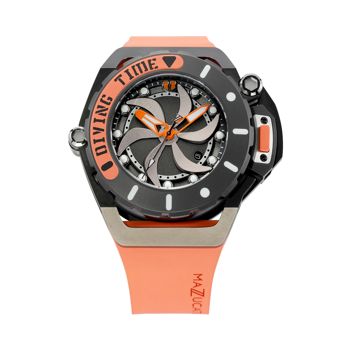 RIM Scuba Automatic Watch Ø48mm - Orange | Scuba Diving Watches | Luxury Scuba Watches