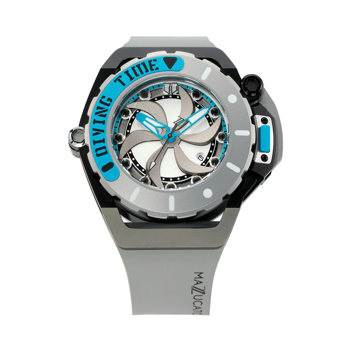 RIM Scuba Automatic Watch Ø48mm - Blue Gray| Scuba Diving Watches | Luxury Scuba Watches