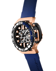 RIM SUB - Blue/Rose Gold SK2-RG - Automatic Dive Watch