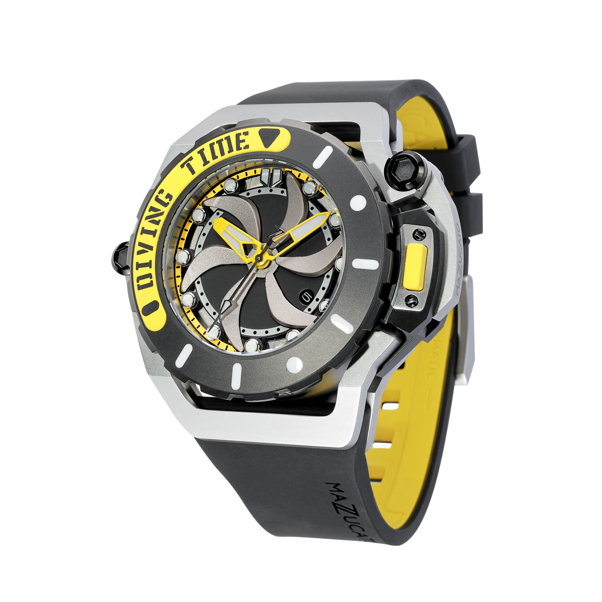RIM Scuba Automatic Watch Ø48mm - Yellow| Scuba Diving Watches | Luxury Scuba Watches