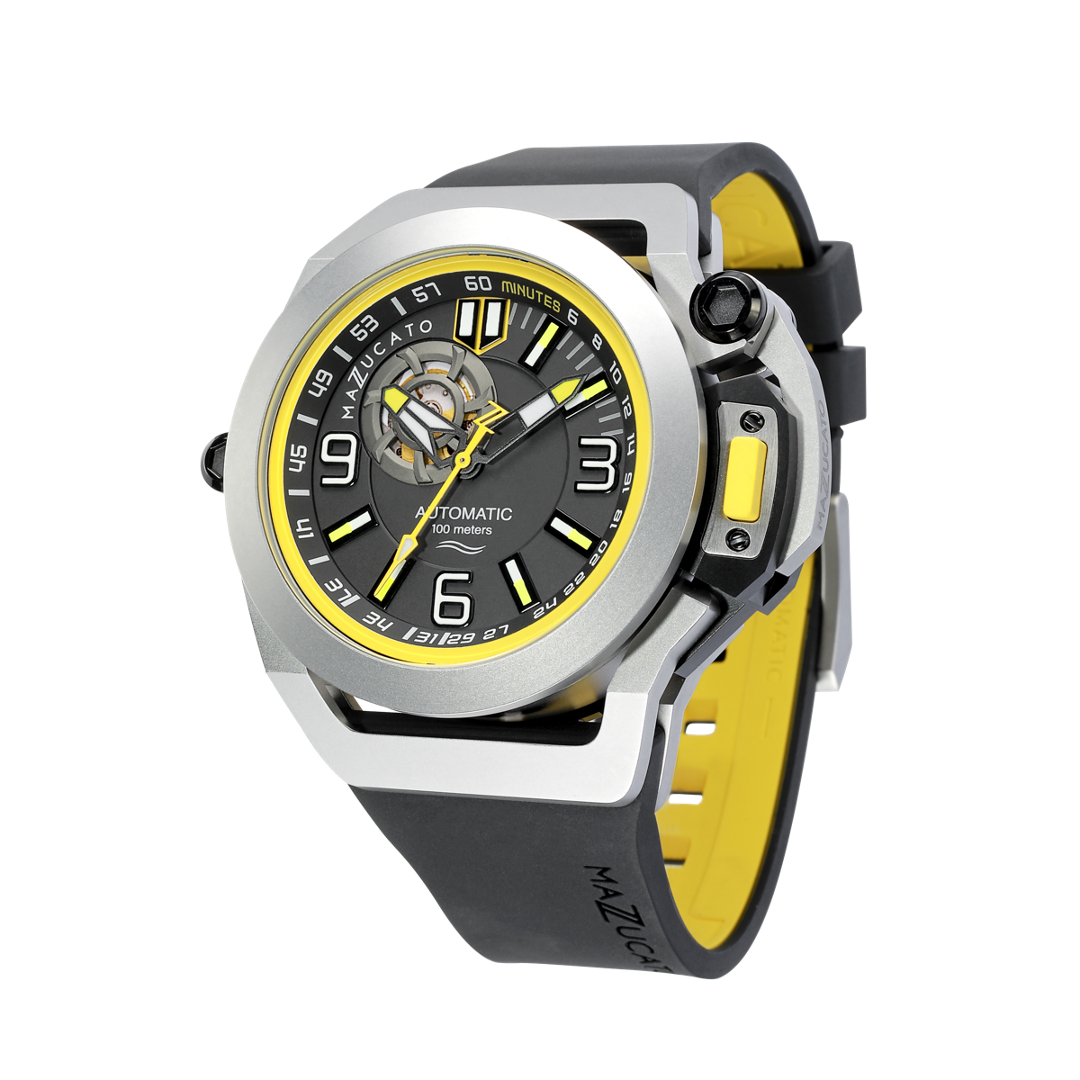 RIM Scuba Automatic Watch Ø48mm - Yellow| Scuba Diving Watches | Luxury Scuba Watches