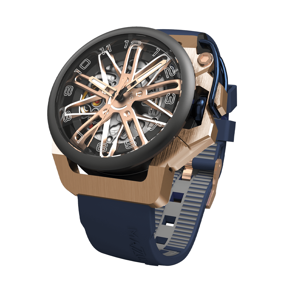 RIM GT Ø42mm in blue and gold | Mens Luxury Watches | Italian Designed Watches