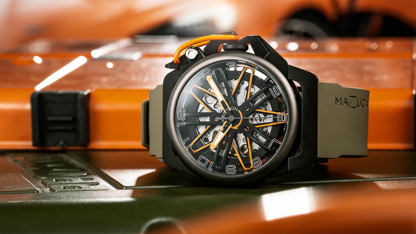 RIM GT Ø42mm in orange and green | Mens Luxury Watches | Italian Designed Watches